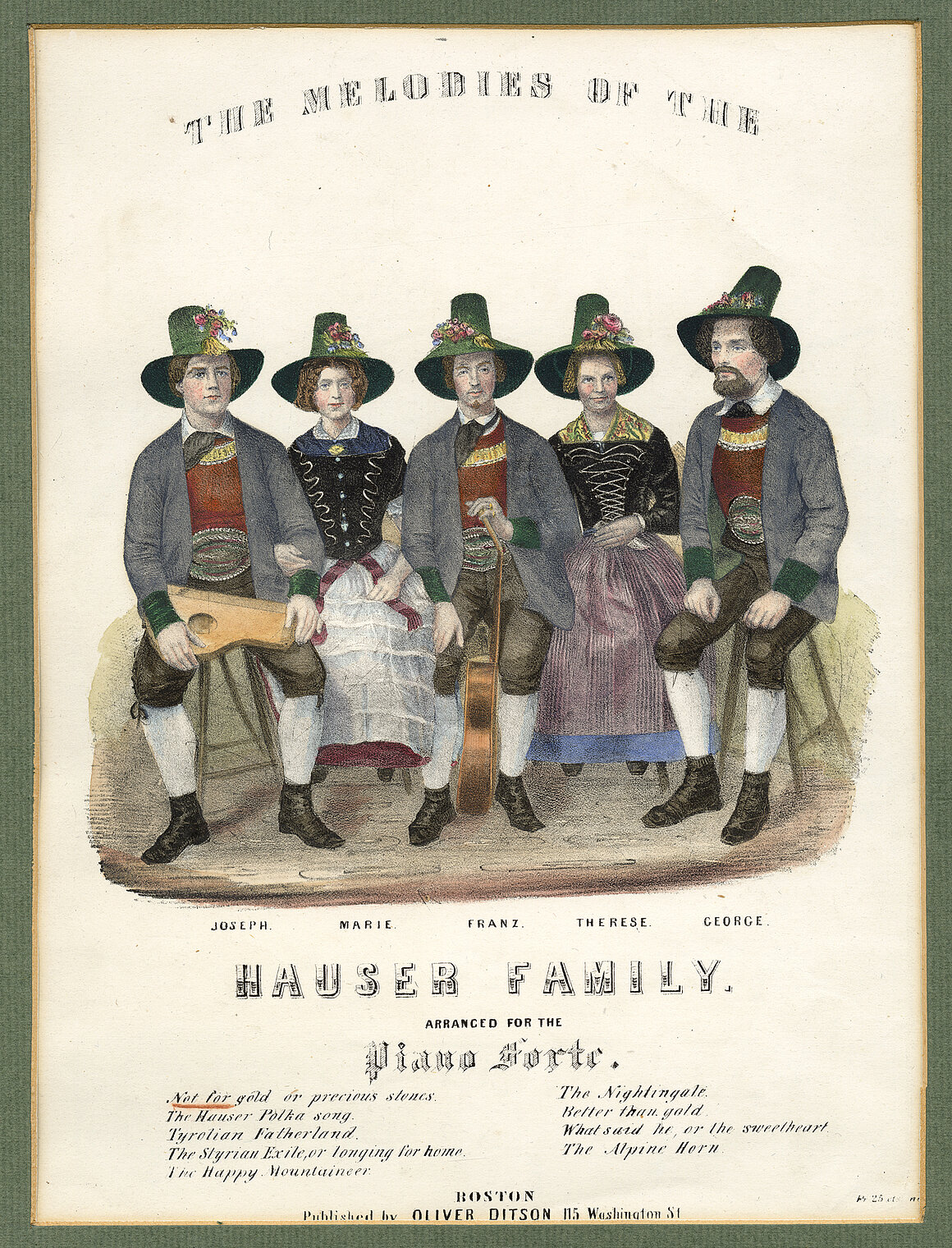 The Melodies of the Hauser Family, 1829
