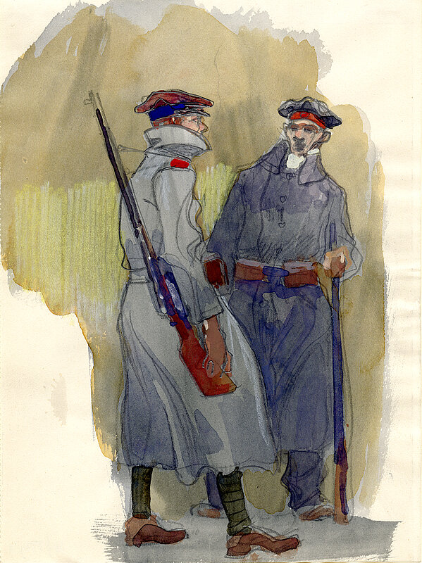 Heinrich Kley, Zeichnung Heinrich Kley, November 1918
