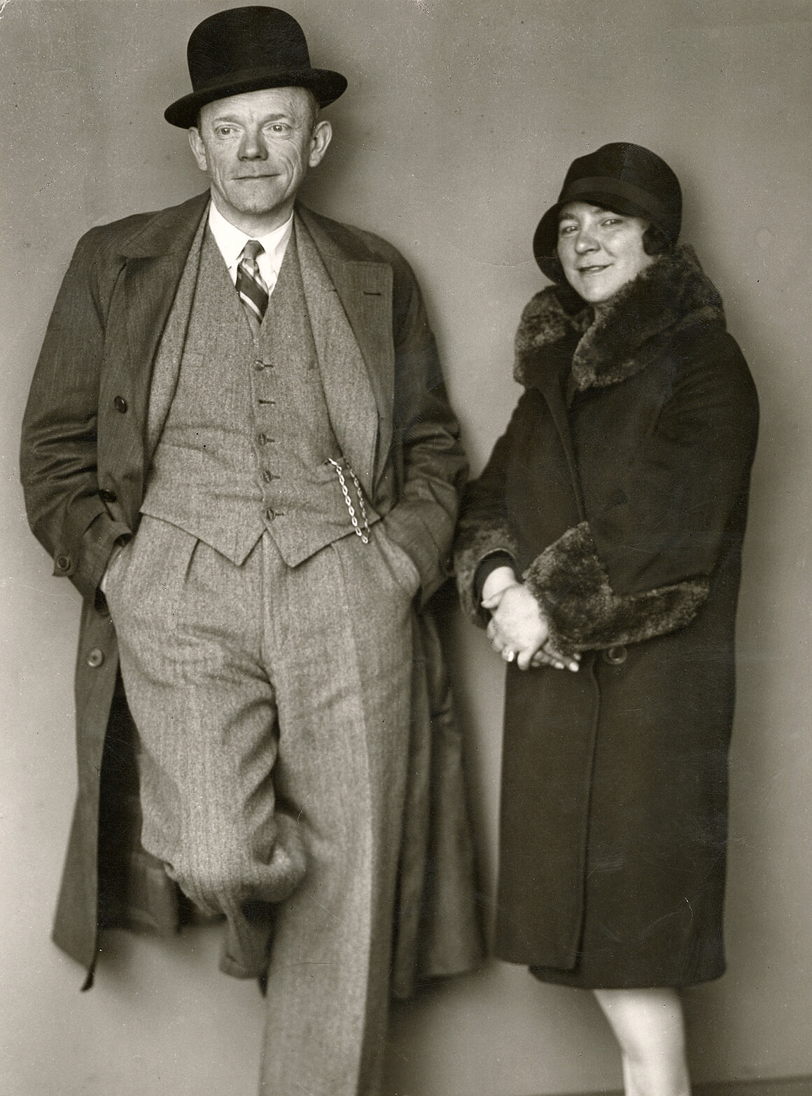 Karl Valentin und Liesl Karlstadt privat, um 1928