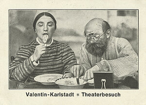 Karl Valentin und Liesl Karlstadt, Theaterbesuch