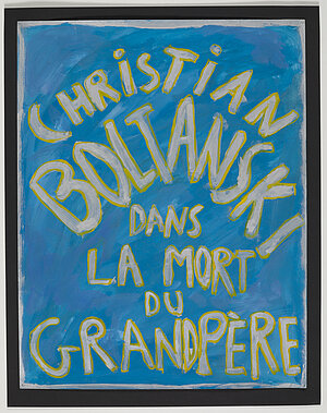 Christian Boltanski, CHRISTIAN BOLTANSKI DANS LA MORT DU GRAND-PÈRE, 1974/75