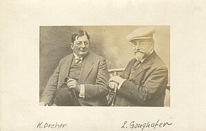 Konrad Dreher und Ludwig Ganghofer