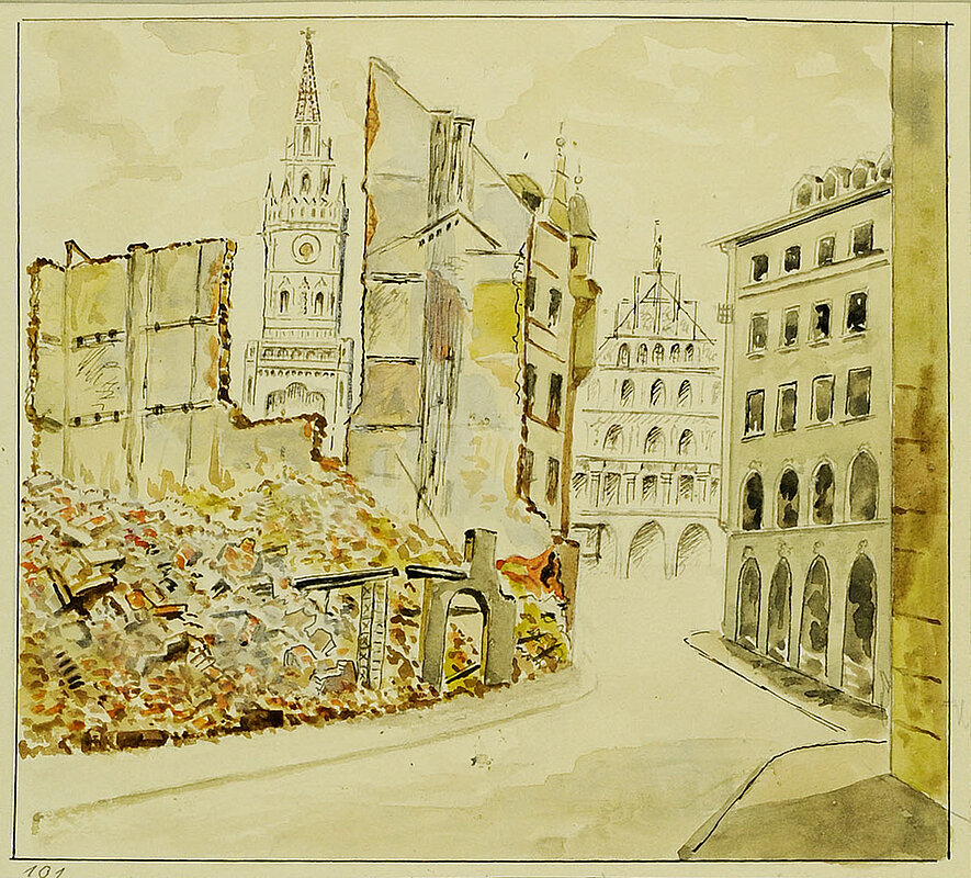 München 1945, Album (dunkelbraun), Alt München
