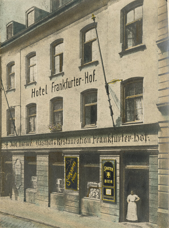 Frankfurter Hof, um 1910