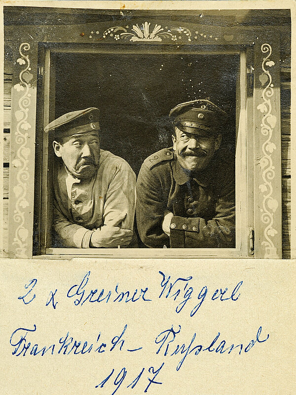 Ludwig Greiner, Doppelportrait Greiner: Kriegsalbum (rot) Rußland, 1917
