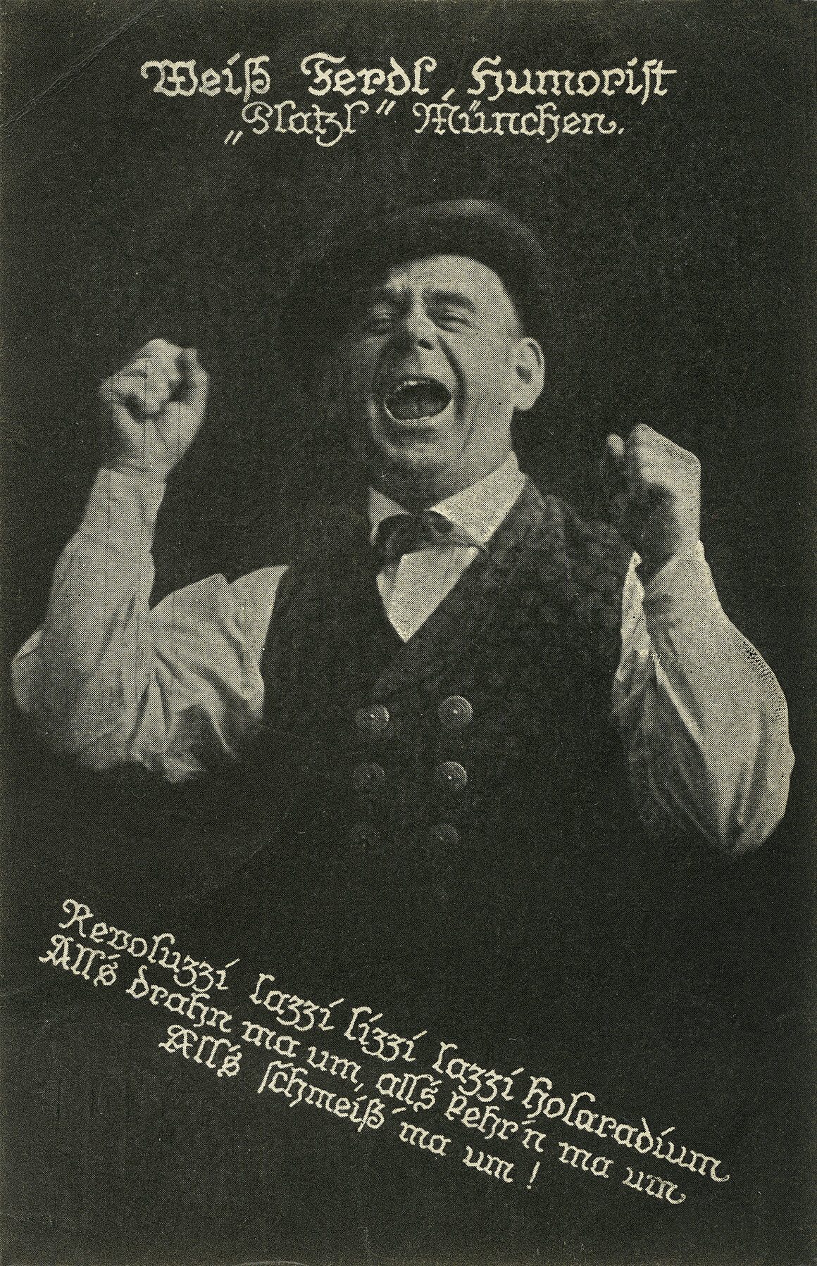 Weiß Ferdl, Weiß Ferdl, Revoluzzi, 1919