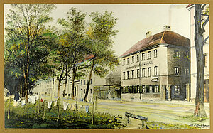 Karl Valentins Elternhaus, Entenbachstraße 63, um 1900