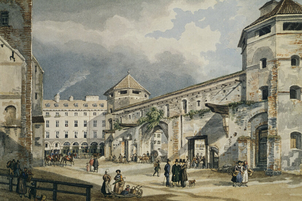 Ruine Isartor 1829