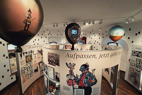 Blick in die Volkssängerausstellung