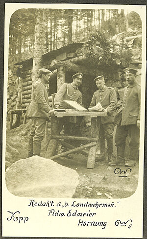 Ludwig Greiner, Greiner, Mitarbeiter einer Zeitung, 1. Weltkrieg, 1917 bis 1918