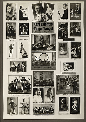 Karl Valentin, Karl Valentin, Karl Valentins Volkssängertafeln, Tafel 74, Karl Valentin, Tingel-Tangel im Kellersaal des Hotel Wagner, 1927