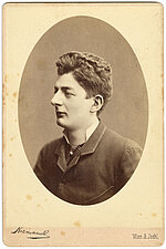 Konrad Dreher, Konrad Dreher in jungen Jahren, Porträt, um 1880