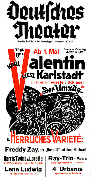 Karl Valentin, Liesl Karlstadt, Karl Valentin, Liesl Karlstadt, Der Umzug, 1938