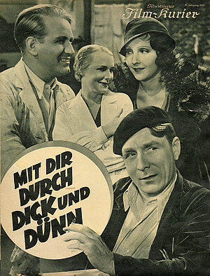 Illustrierter Film-Kurier, Mit Dir durch Dick und Dünn, 1933