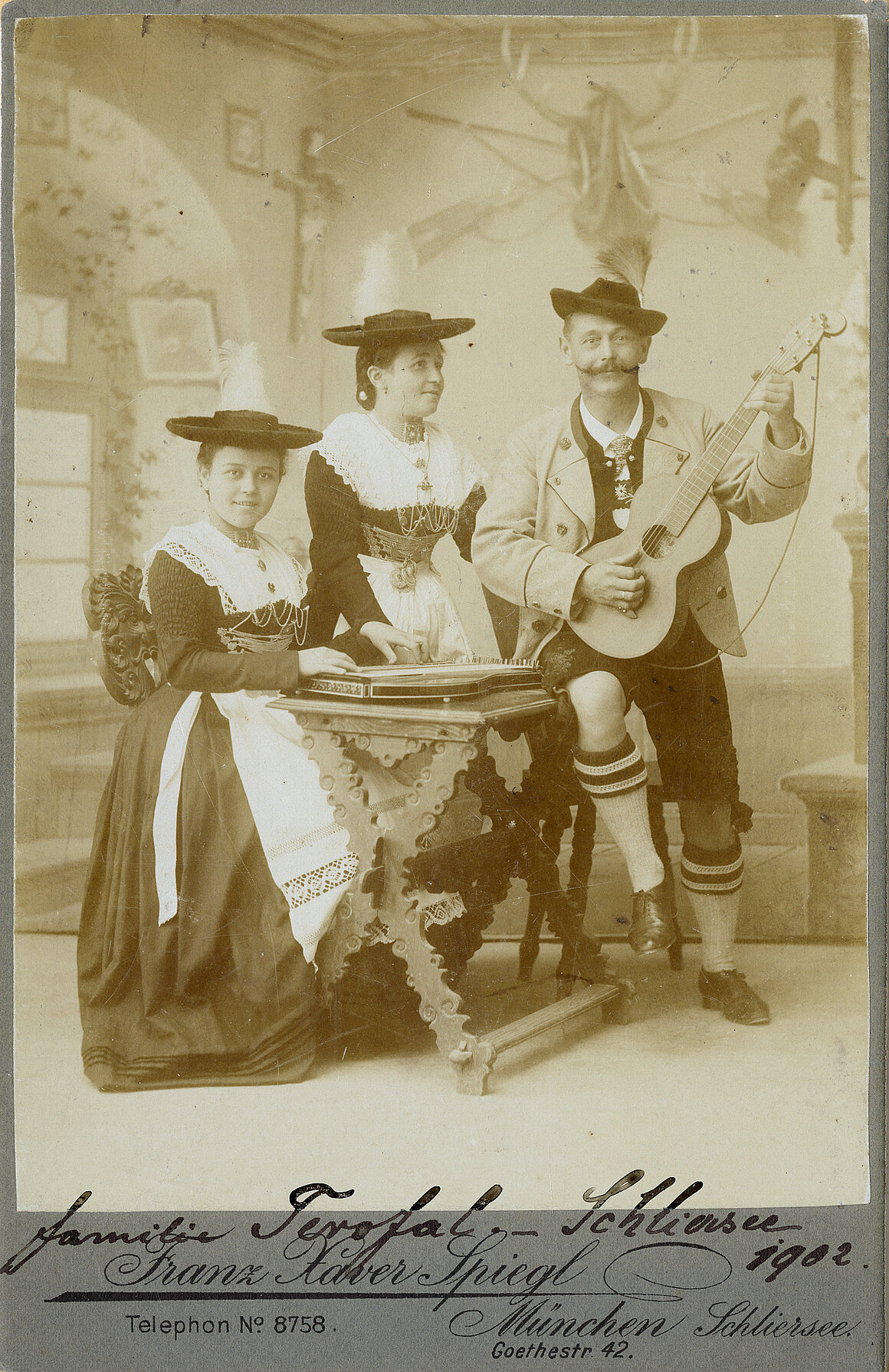 Familie Terofal in Schliersee, 1902