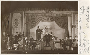 Foto Hilbinger & Co, München, Die Orchesterszene, Goethesaal, März 1931