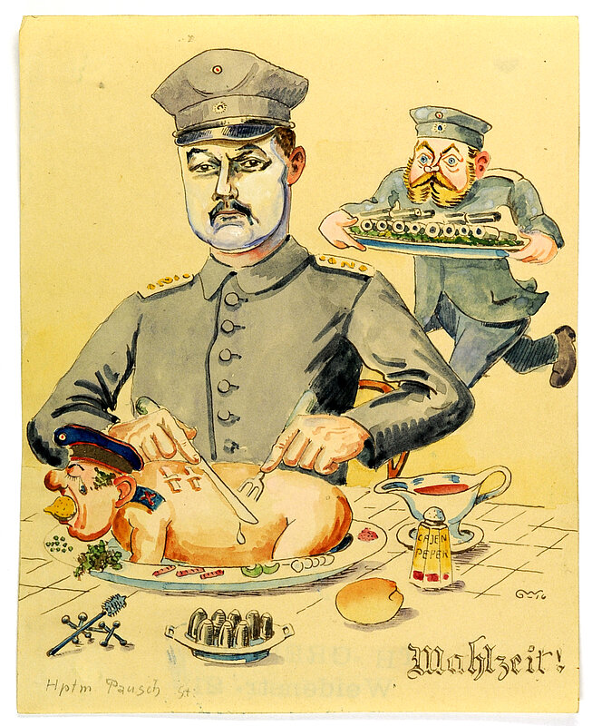 Ludwig Greiner, Offiziersbild, 1. Weltkrieg, 1914