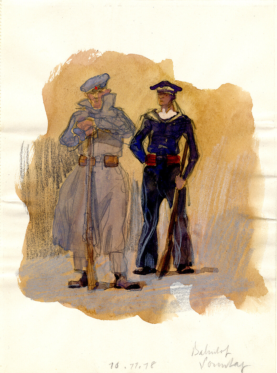 Heinrich Kley, Zeichnung Heinrich Kley, 16. November 1918