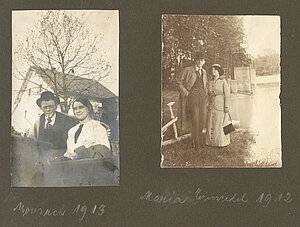 Liesl Karlstadt, Foto-Album privat 1913 bis 1928 Seite 3, Von 1912 bis 1928