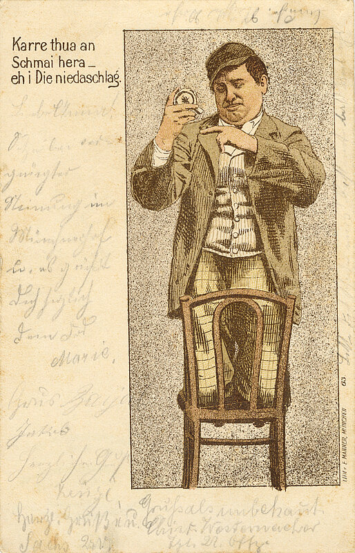 August Junker als Schöner Karl, 1901