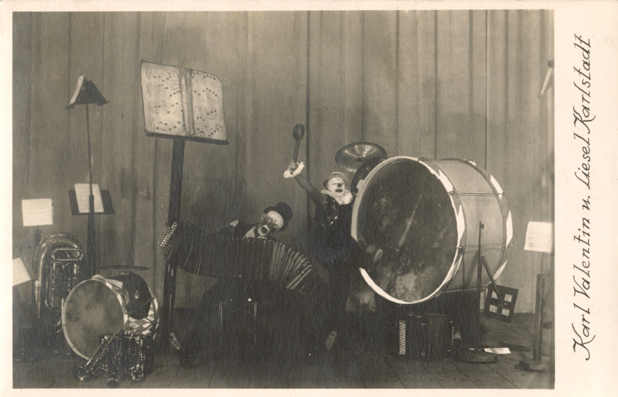 Karl Valentin, Der verhexte Notenständer, Musikalclowns, um 1929