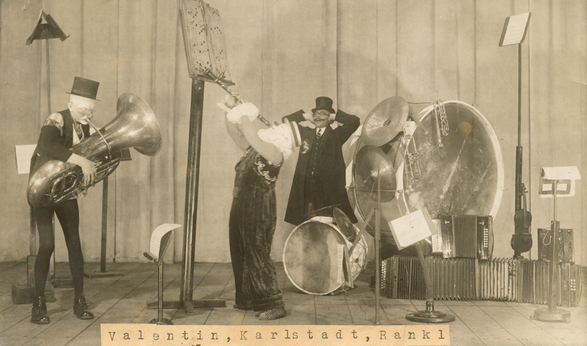 Musicalclowns, Der verhexte Notenständer, um 1929