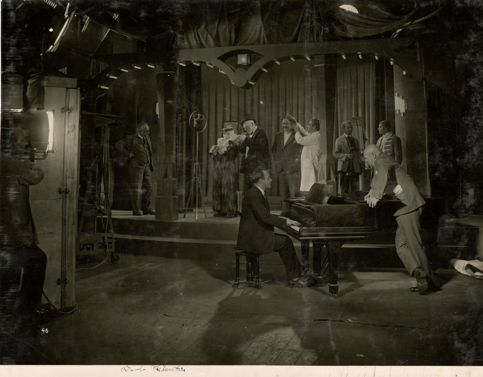 Der verhexte Notenständer, Musicalclowns, 1929 im Filmstudio, 1929