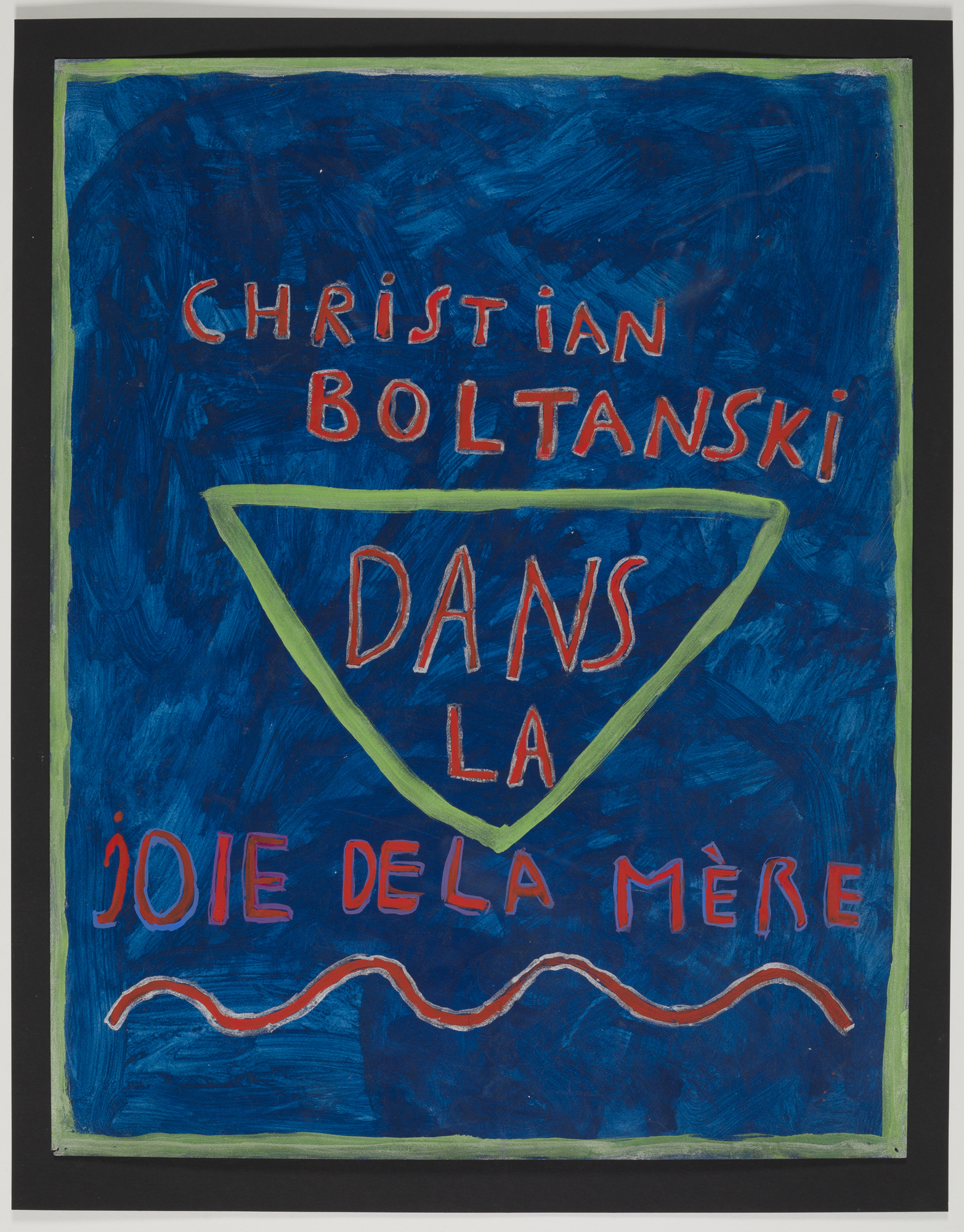 Christian Boltanski, CHRISTIAN BOLTANSKI DANS LA JOIE DE LA MÈRE, 1974/75