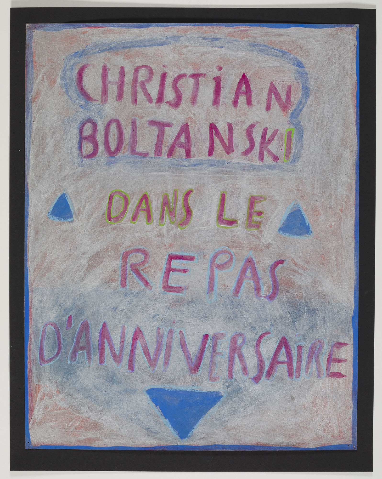 Christian Boltanski, CHRISTIAN BOLTANSKI DANS LE REPAS D'ANNIVERSAIRE, 1974/75