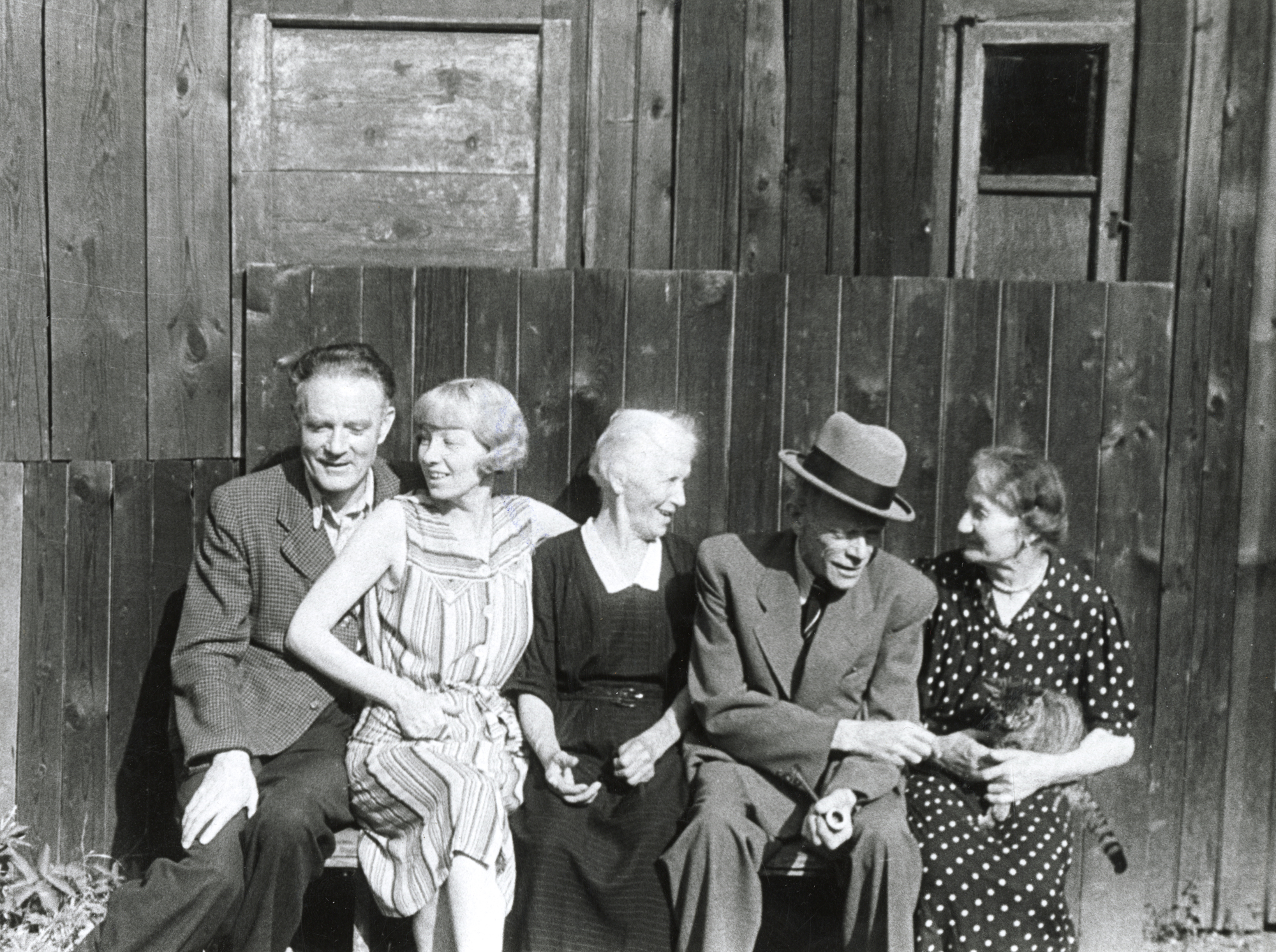 Familie Valentin mit Gästen, Ende 1930er Jahre