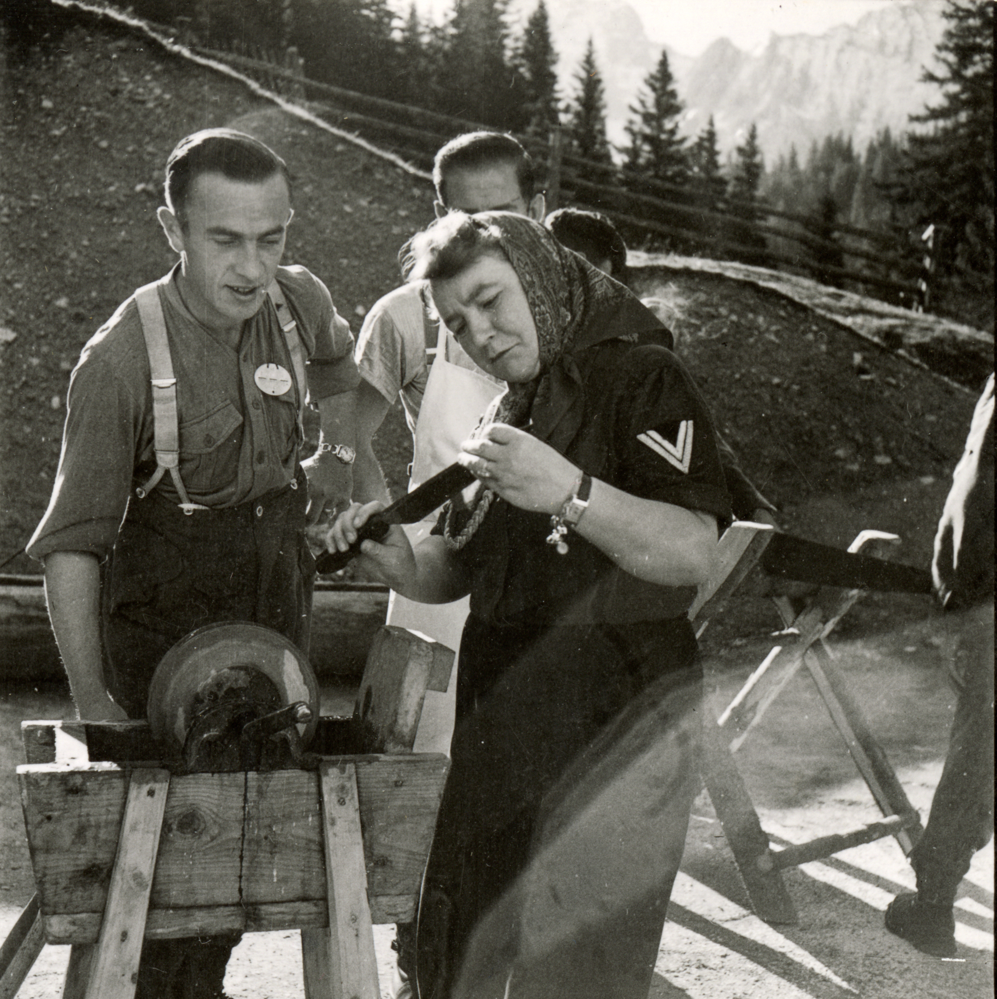 Liesl Karlstadt, Liesl Karlstadt auf der Ehrwalder Alm, 1941 - 1943